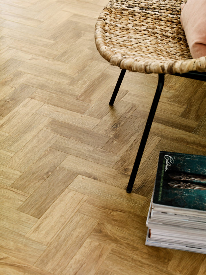 Amtico Rural Oak in Parquet Laying Pattern